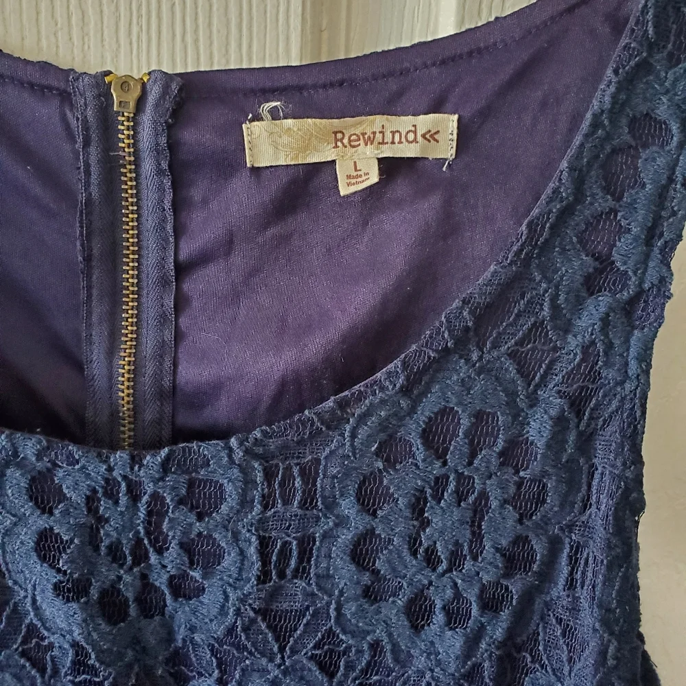 Lovely Royal Blue Sleeveless Skater Dress 💙 - Picture 4 of 5